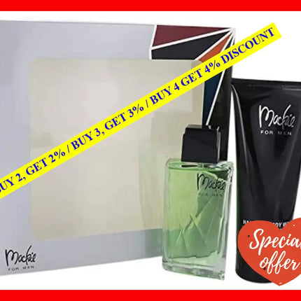 Mackie By Bob For Men - 2 Pc Gift Set 3.4Oz Edt Spray 6.7Oz Hair & Body Wash