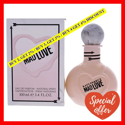 Mad Love By Katy Perry For Women - 3.4 Oz Edp Spray