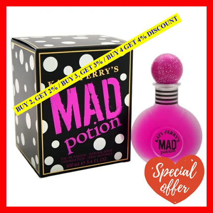 Mad Potion By Katy Perry For Women - 3.4 Oz Edp Spray