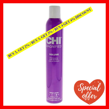 Magnified Volume Finishing Spray By Chi For Unisex - 12 Oz Hair