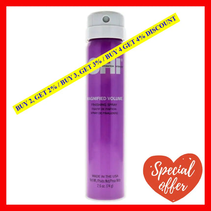 Magnified Volume Finishing Spray By Chi For Unisex - 2.6 Oz Hair