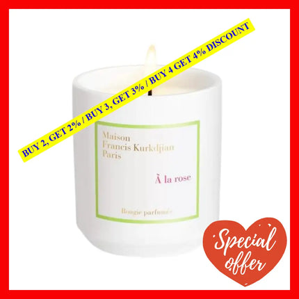 Maison Francis Kurkdjian A La Rose 9.8 Oz / 280 G Candle