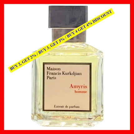 Maison Francis Kurkdjian Paris Amyris Homme Extrait 2.4 Oz 70Ml De Parfum Spray