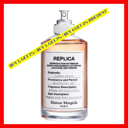 Maison Martin Margiela Replica Coffee Break Eau De Toilette Spray For Men And Women 3.4Oz/100Ml