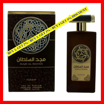 Majd Al Sultan By Asdaaf 3.4 Oz Eau De Parfum Spray For Unisex