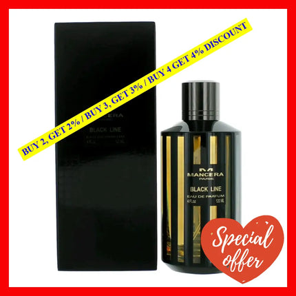 Mancera Black Line By 4 Oz Eau De Parfum Spray For Unisex