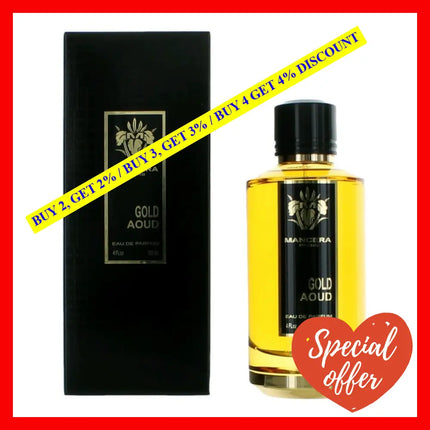 Mancera Gold Aoud By 4 Oz Eau De Parfum Spray For Unisex