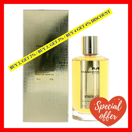 Mancera Gold Intensitive Aoud By 4 Oz Eau De Parfum Spray For Unisex