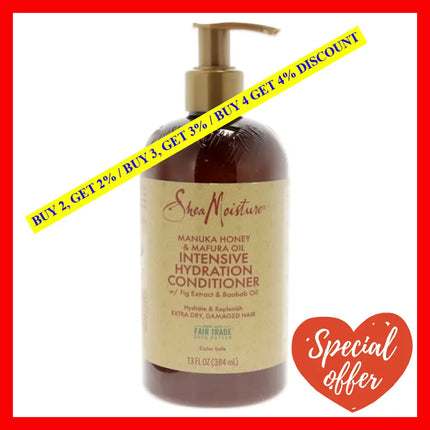 Manuka Honey & Mafura Oil Intensive Hydration Conditioner By Shea Moisture For Unisex - 13 Oz