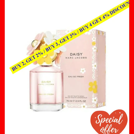 Marc Jacobs Daisy Eau So Fresh Edt Spray For Women 75Ml - 3607342221161