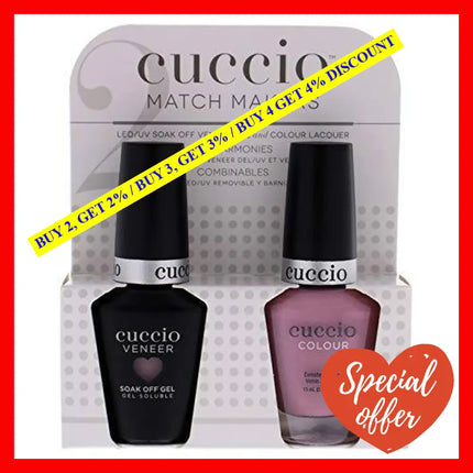 Match Makers Set - Bali Bliss By Cuccio Colour For Women 2 Pc 0.44Oz Veneer Soak Of Gel Nail Polish