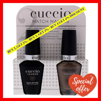 Match Makers Set - Loom Mates By Cuccio Colour For Women 2 Pc 0.44Oz Veneer Soak Of Gel Nail Polish