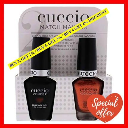 Match Makers Set - Rio Carnival By Cuccio Colour For Women 2 Pc 0.44Oz Veneer Soak Of Gel Nail