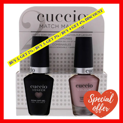 Match Makers Set - Wink By Cuccio Colour For Women 2 Pc 0.44Oz Veneer Soak Of Gel Nail Polish 0.43Oz