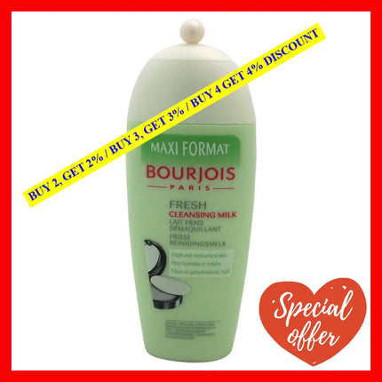 Maxi Format Fresh Cleansing Milk By Bourjois For Women - 8.4 Oz