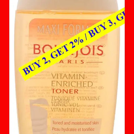 Maxi Format Vitamin-Enriched Toner By Bourjois For Women - 8.4 Oz