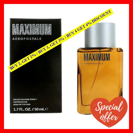 Maximum By Aeropostale 1.7 Oz Eau De Toilette Spray For Men