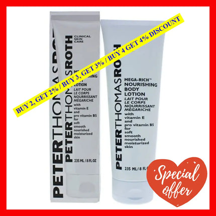 Mega-Rich Body Lotion By Peter Thomas Roth For Unisex - 8 Oz