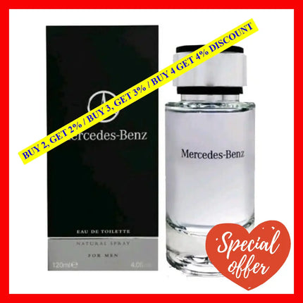 Mercedes Benz By 4 Oz Eau De Toilette Spray For Men