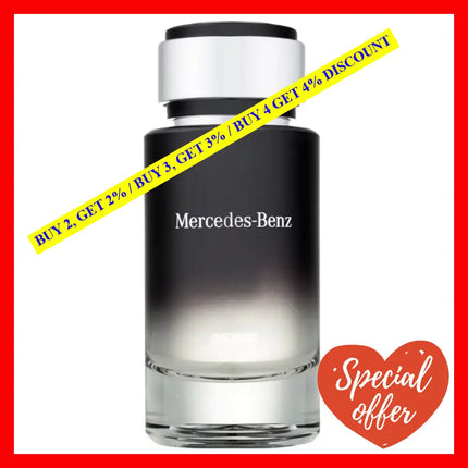 Mercedes Benz Intense Cologne For Men 8.12 Oz Eau De Toilette Spray For