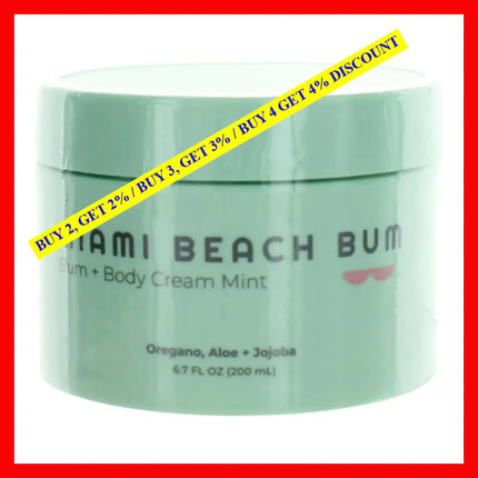 Miami Beach Bum Mint By 6.7 Oz Body Cream For Women