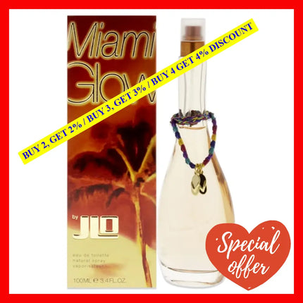 Miami Glow By Jennifer Lopez For Women - 3.4 Oz Edt Spray