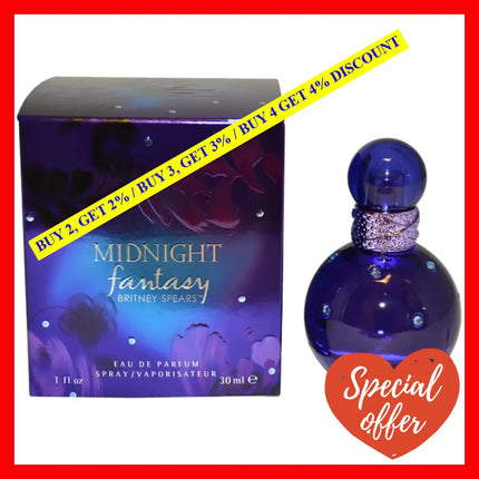 Midnight Fantasy By Britney Spears For Women - 1 Oz Edp Spray