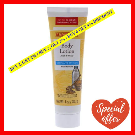 Milk And Honey Body Lotion By Burts Bees For Unisex - 1 Oz