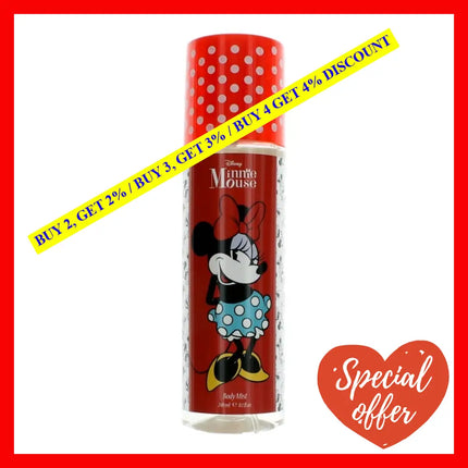 Minnie Mouse By Disney 8 Oz Body Mist For Women