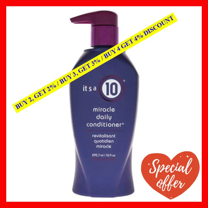 Miracle Daily Conditioner By Its A 10 For Unisex - Oz