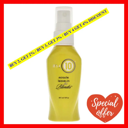 Miracle Leave-In For Blondes By Its A 10 Unisex - 2 Oz Treatment