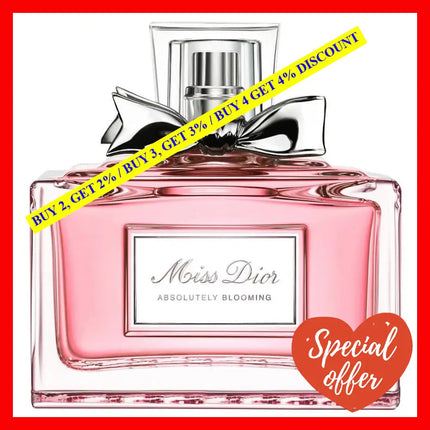 Miss Dior Absolutely Blooming By Christian For Women - 3.4 Oz Edp Spray