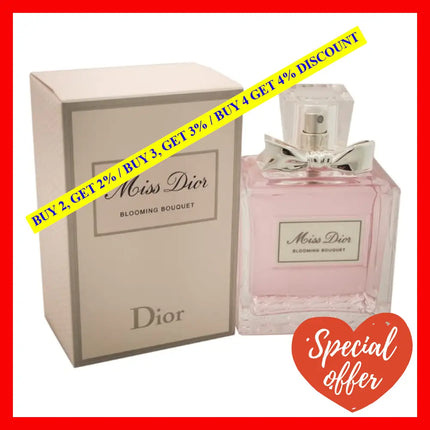 Miss Dior Blooming Bouquet By Christian For Women - 5 Oz Edt Spray