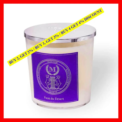 Mizensir Vent Du Desert Candle 230G-8.1Oz Summer Classic Candle