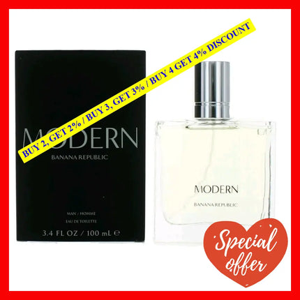 Modern By Banana Republic 3.4 Oz Eau De Toilette Spray For Men