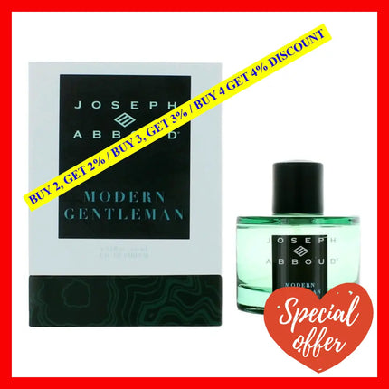 Modern Gentleman By Joseph Abboud 3.4 Oz Eau De Parfum Spray For Men