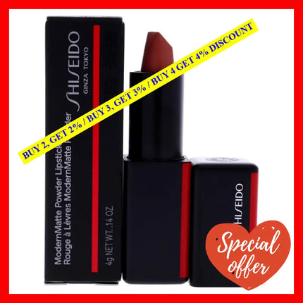 Modernmatte Powder Lipstick - 504 Thigh High By Shiseido For Women 0.14 Oz