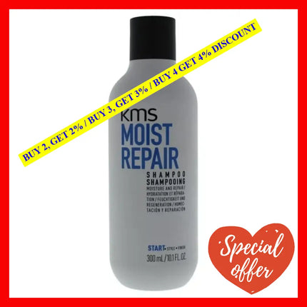 Moisture Repair Shampoo By Kms For Unisex - 10.1 Oz