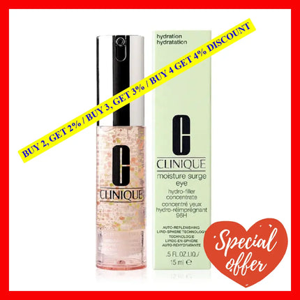 Moisture Surge Eye 96-Hour Hydro-Filler Concentrate By Clinique For Women - 0.5 Oz Treatment