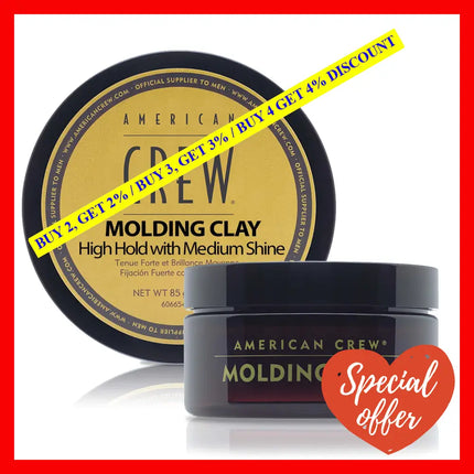 Molding Clay By American Crew For Men - 3 Oz