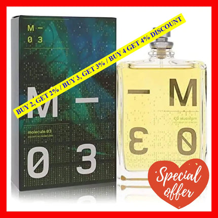 Molecule 03 By Escentric Molecules For Unisex - 3.5 Oz Edt Spray