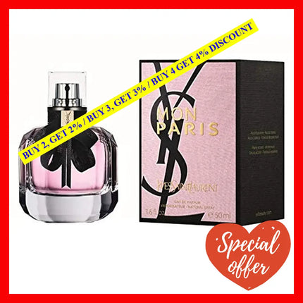 Mon Paris By Yves Saint Laurent For Women - 1.6 Oz Edp Spray