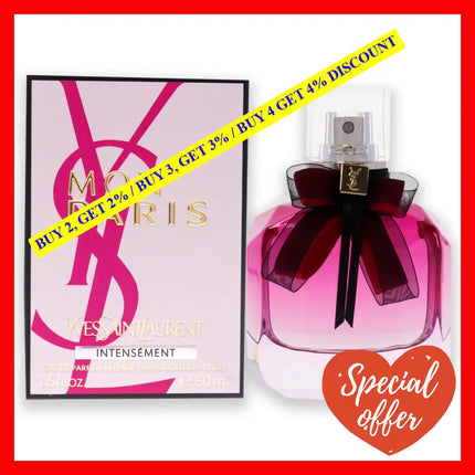 Mon Paris Intensement By Yves Saint Laurent For Women - 1.6 Oz Edp Spray