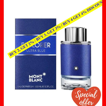 Mont Blanc Explorer Ultra Blue Edp Spray 100 Ml - 3386460121514