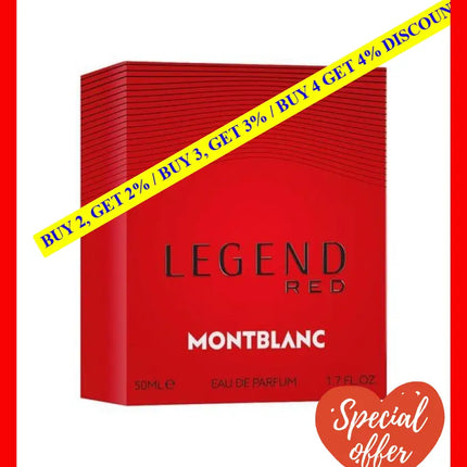 Mont Blanc Legend Red Edp Spray 50 Ml - 3386460127974