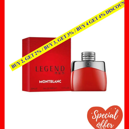 Mont Blanc Legend Red Edp Spray 50 Ml - 3386460127974