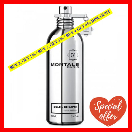 Montale Soleil De Capri Unisex Eau De Parfum Spray Ml 3.4 Oz / 100