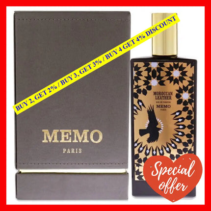 Moroccan Leather By Memo Paris For Unisex - 2.53 Oz Edp Spray