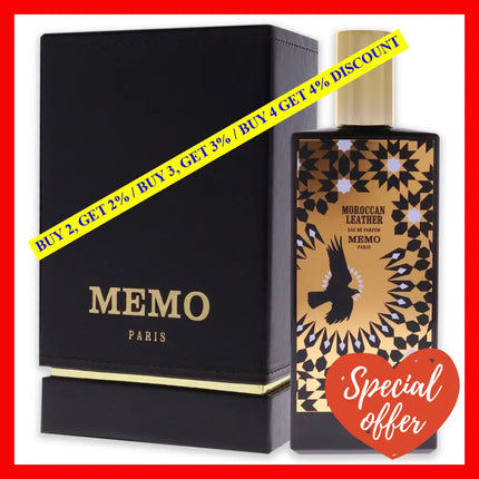 Moroccan Leather By Memo Paris For Unisex - 2.53 Oz Edp Spray