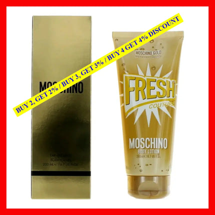 Moschino Gold Fresh Couture By 6.7 Oz Body Lotion For Women